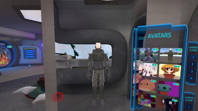 VRChatプレイ中画面2