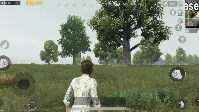 PUBGプレイ中の画面6