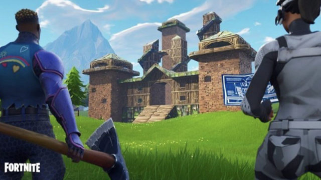 フォートナイトのプレイ中画面10