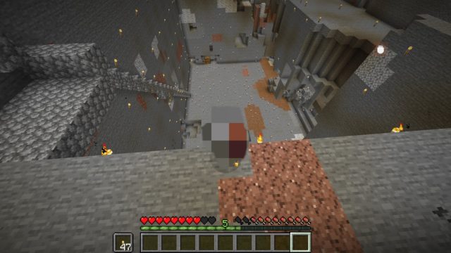 MineCraft(マインクラフト)のプレイ中画面2