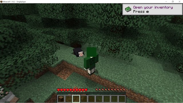 MineCraft(マインクラフト)のプレイ中画面5